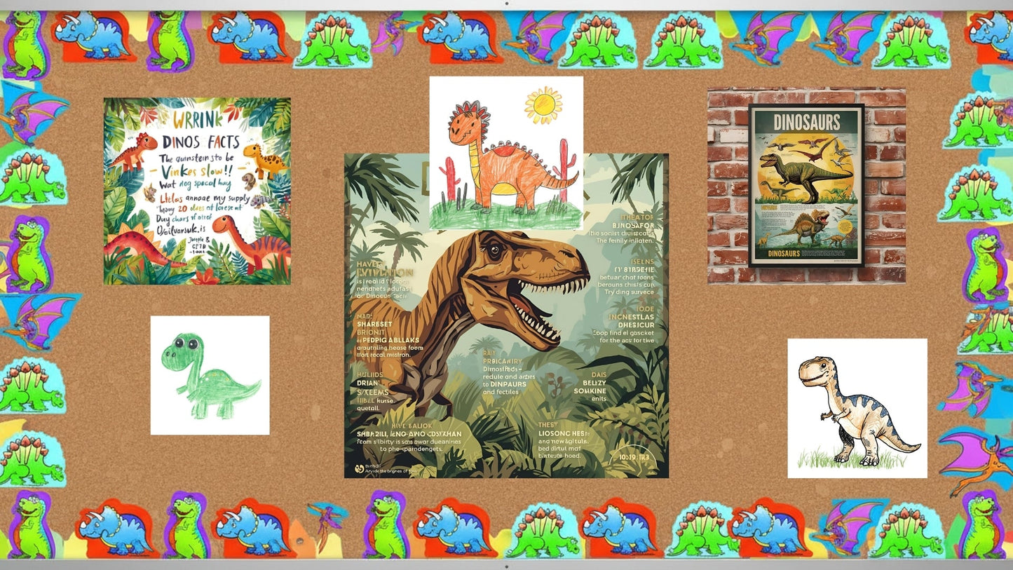 SHAPES ETC. Large Notepad - Stegosaurus